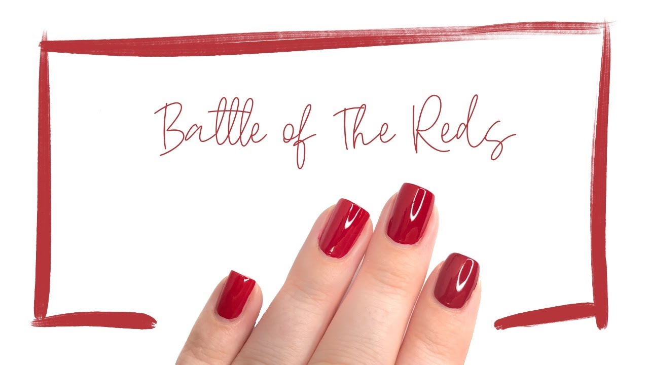 Battle of the Red Nail Polish | 25 Sweetpeas