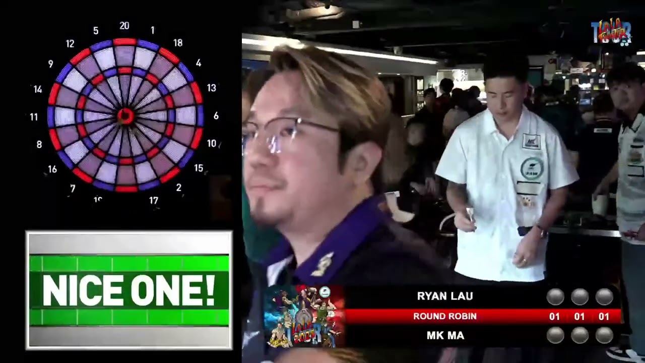 RYAN LAU VS MK MA 《STAGE 3》ROUND ROBIN - LALA TOUR 2025 #說中文的飛鏢頻道 #LeoDarts ‪@lalabarhk