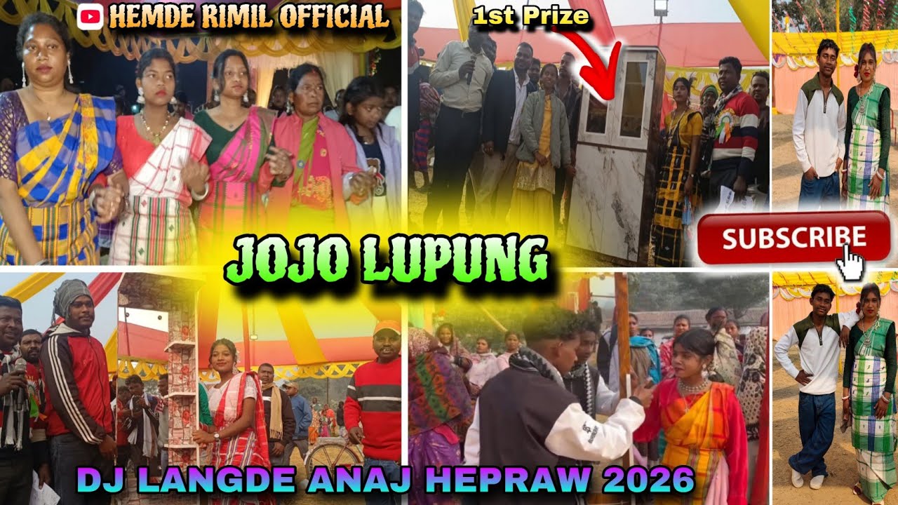 JOJO LUPUMG DJ LANGDE ANAJ HEPRAW 2026 // SANTHALI VLOGS // 