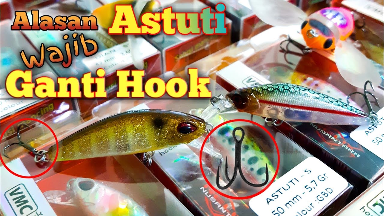 Alasan  Lure Killer Astuti Dari Relix Nusantara Harus Ganti Hook