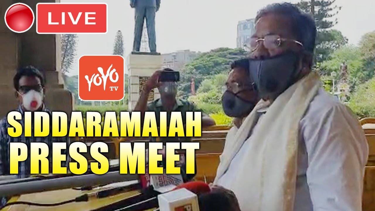 Siddarmaiah Press Meet LIVE || 28-04-2020 || Lockdown 2.0 Karnataka || YOYO TV Kannada