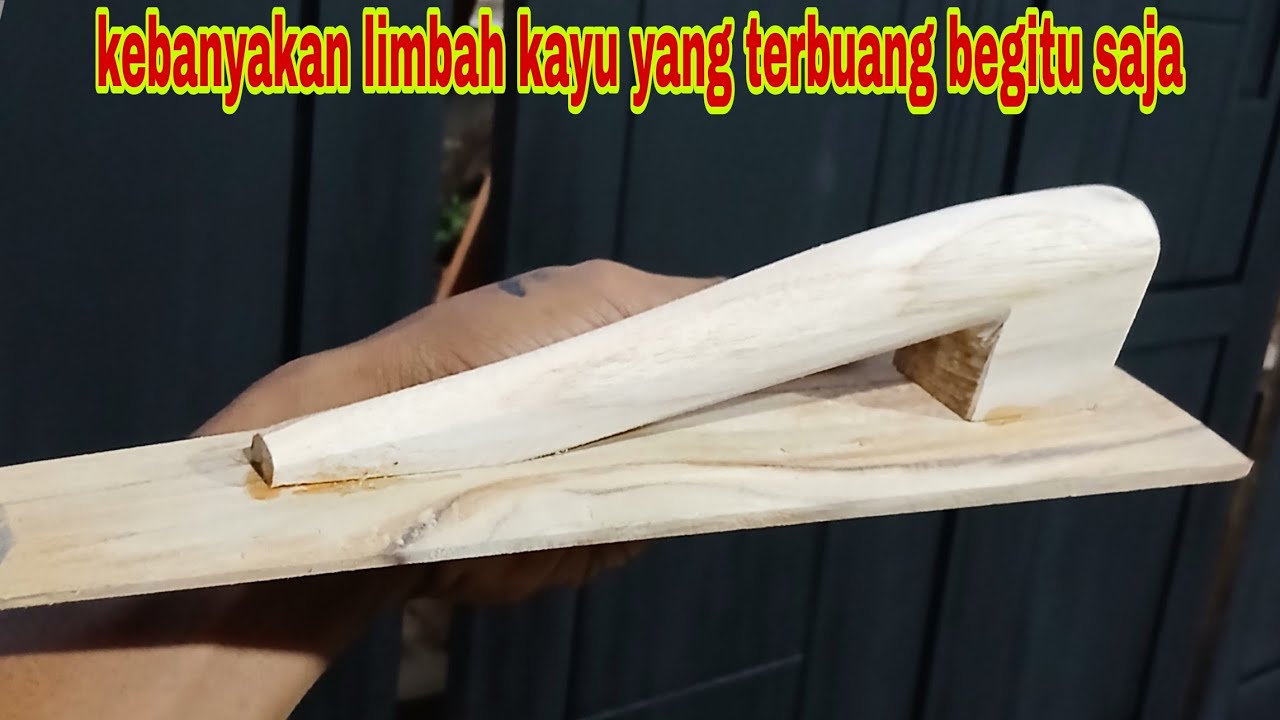 Kebanyakan limbah kayu yang terbuang begitu saja #idekereatif #diy #woodworking 