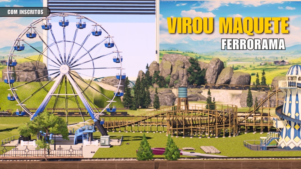 Construindo com Inscritos — FERRORAMA — EP01 | Planet Coaster 2 virou MAQUETE de trem