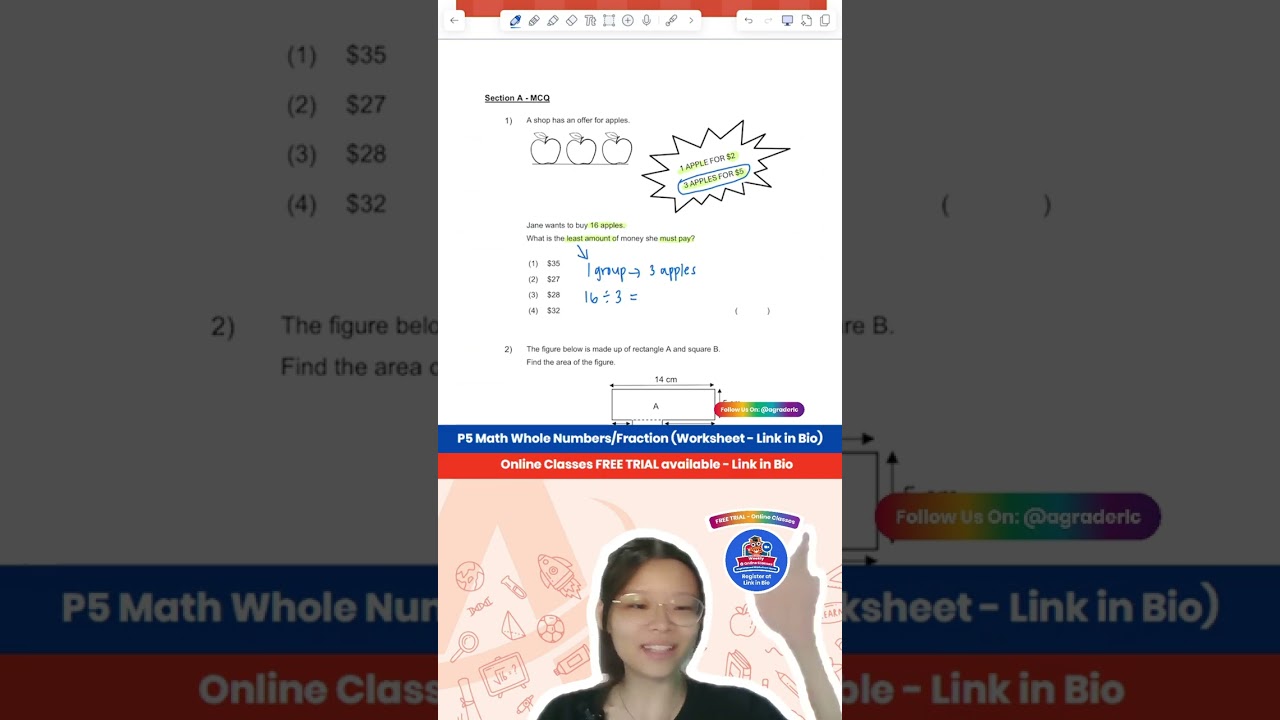 TikTok Live (27 January 2026) P5 Math: