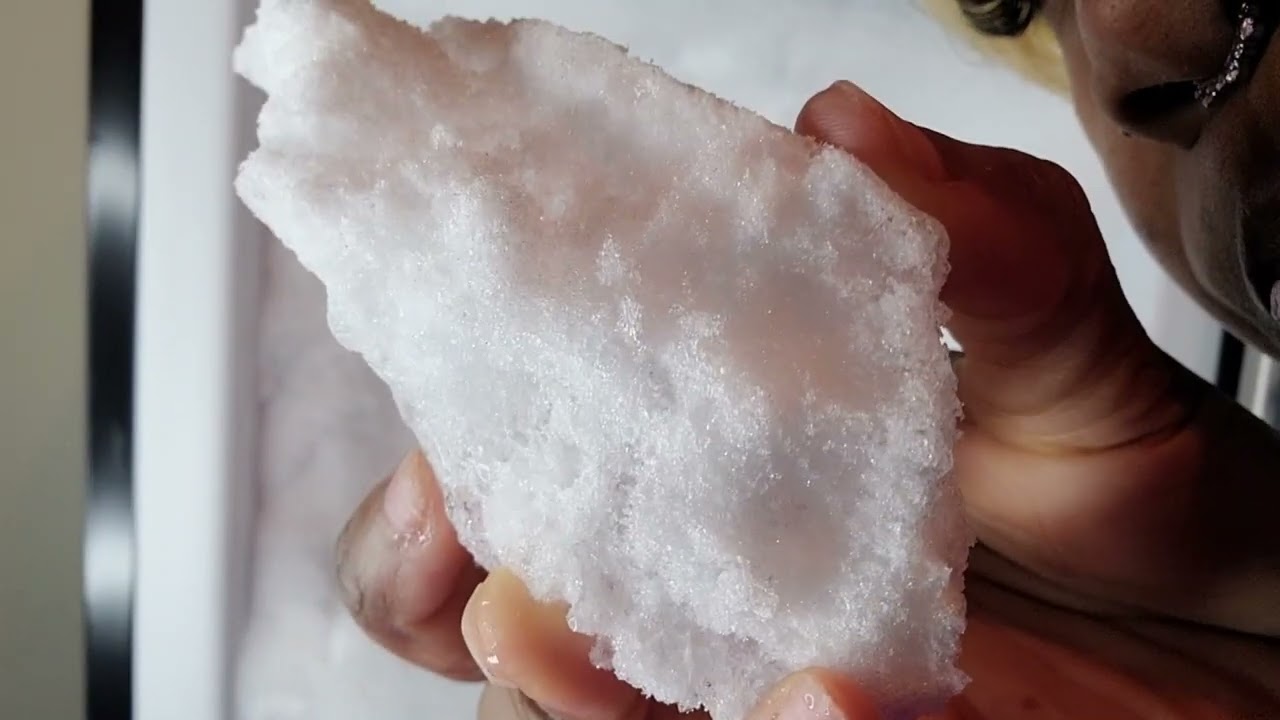 CRUNCHING OUT THE FREEZER | SO MANY TEXTURES | NEW HUMIDIFIER BUILD | #cotf #asmr #asmrice