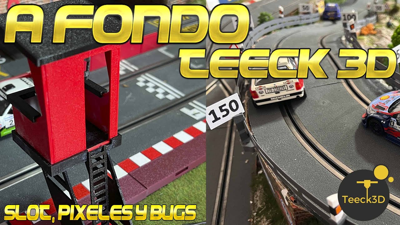 Teeck 3D escenografía para Scalextric, a fondo