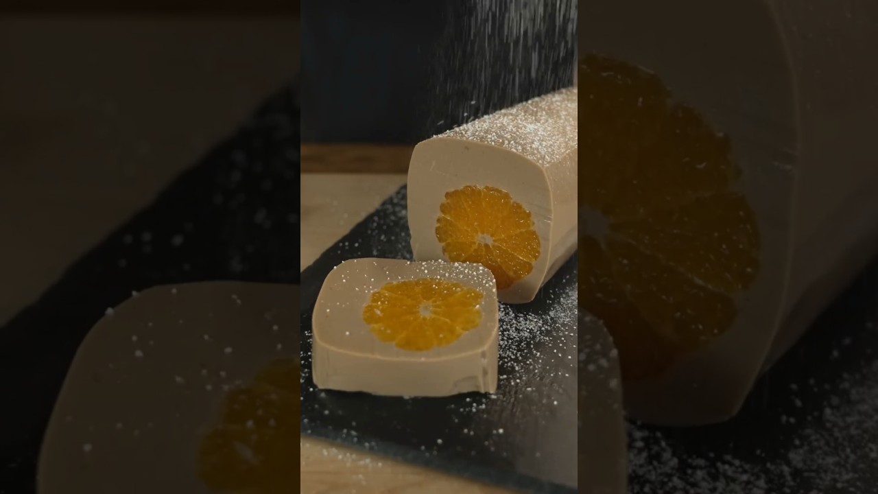 Chocolate Pudding Cake 🍊🥛🍫 by @BayashiTV_  #asmr #chocolate #pudding #cake