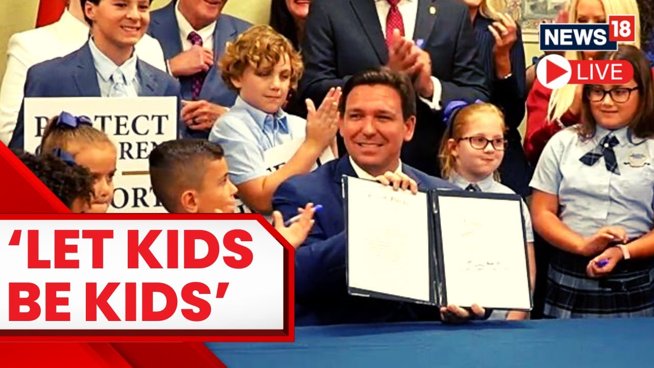 DeSantis Signs Law Allowing Trans Kids To Be Taken From Their Families | Desantis Speech | LIVE