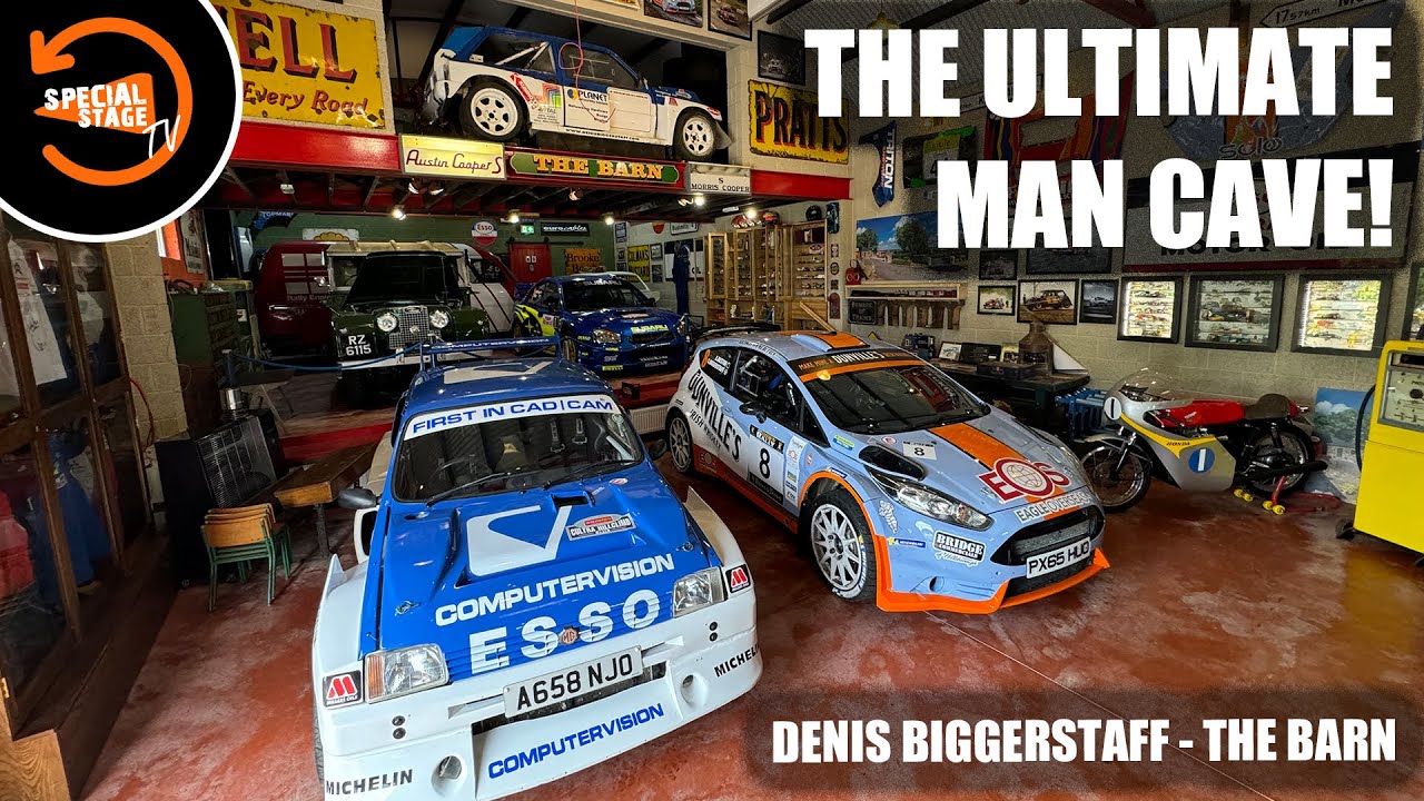 The Ultimate Rally Man Cave! Rally Stories with Denis Biggerstaff