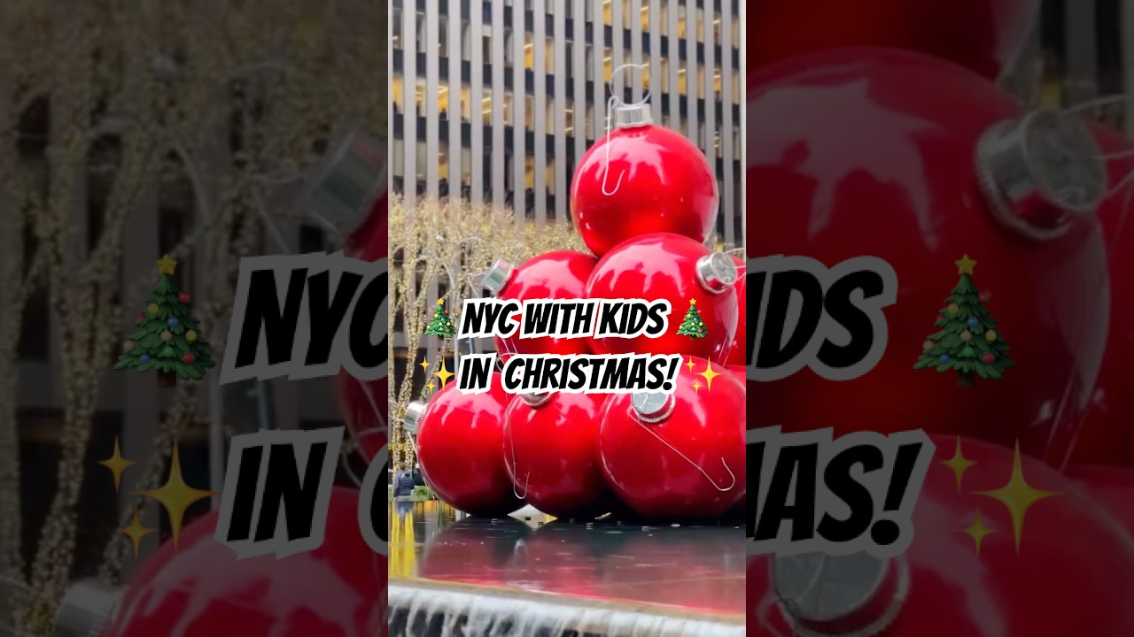 🚨you HAVE to take them to NYC at Christmas before they grow up! 🚨