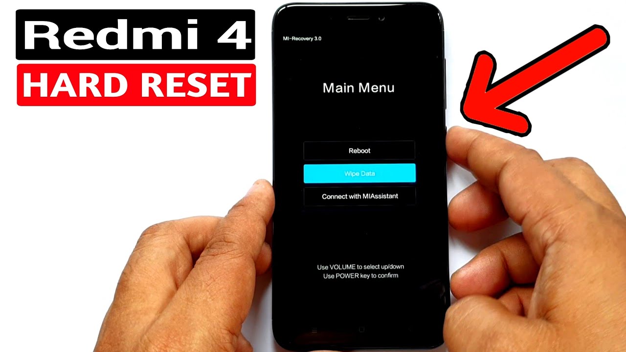 Xiaomi Redmi 4 Hard Reset |Pattern Unlock |Factory Reset Easy Trick With Keys
