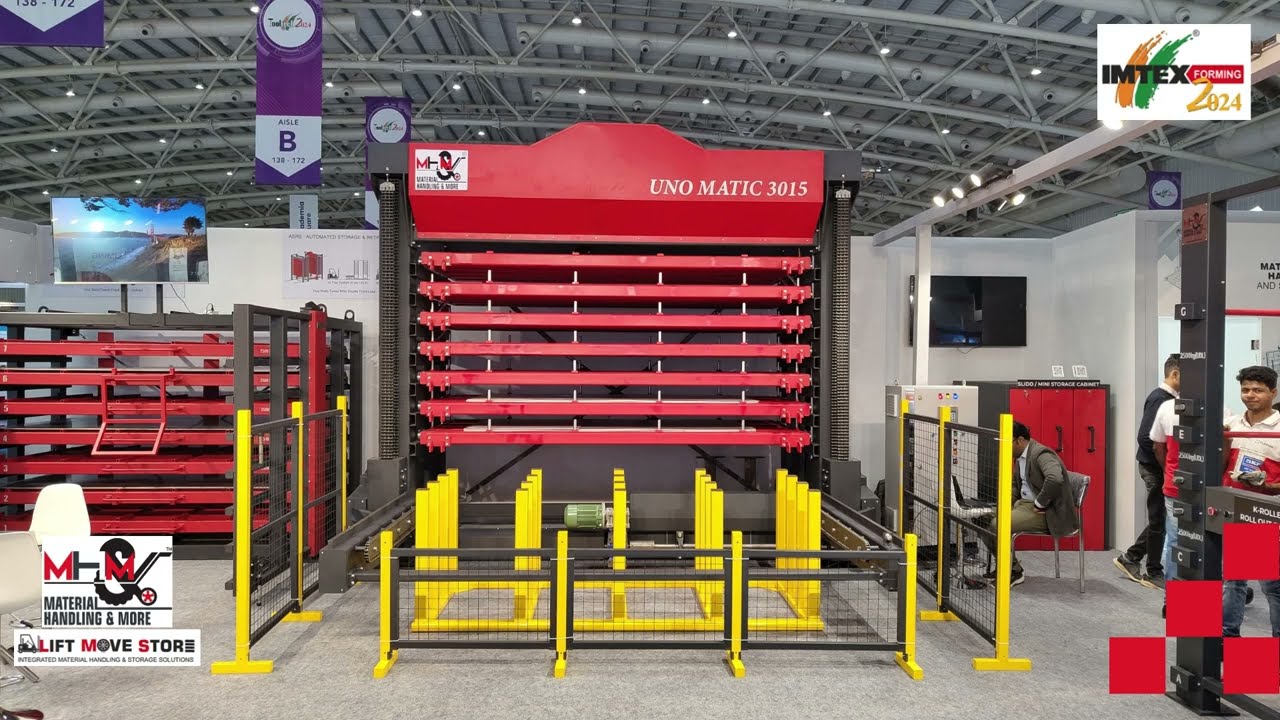 IMTEX 2024 Spotlight: MH&More's Sheet Metal Storage with ASRS