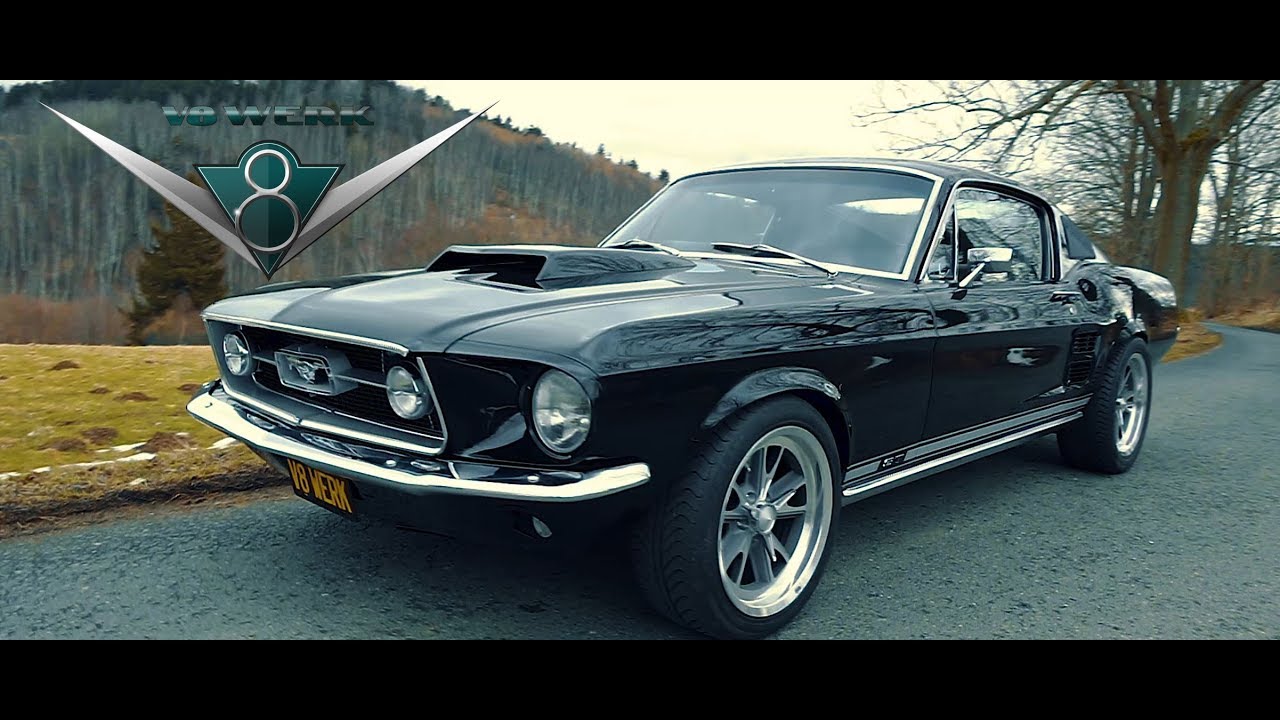 V8 Werk - 1967 Ford Mustang Fastback GT Klappenauspuff Sound - MuscleCar - Restauration