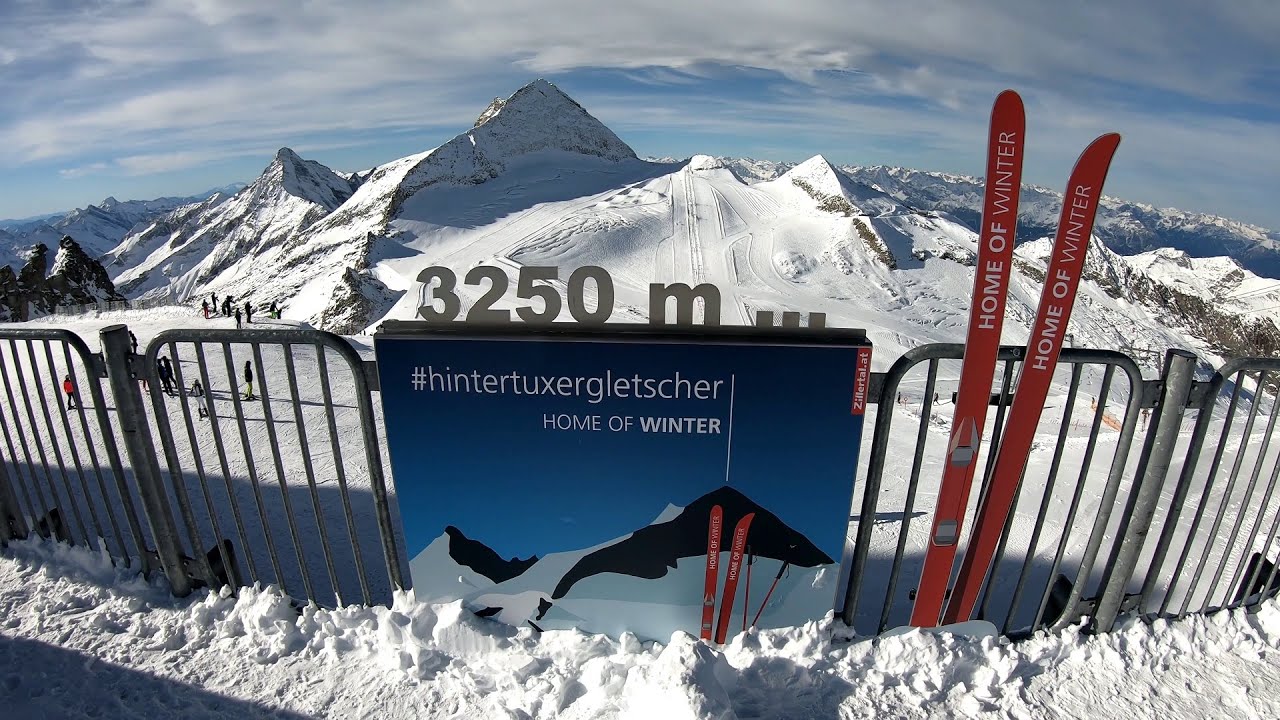 Hintertux Gletscher Austria November 2022 4K