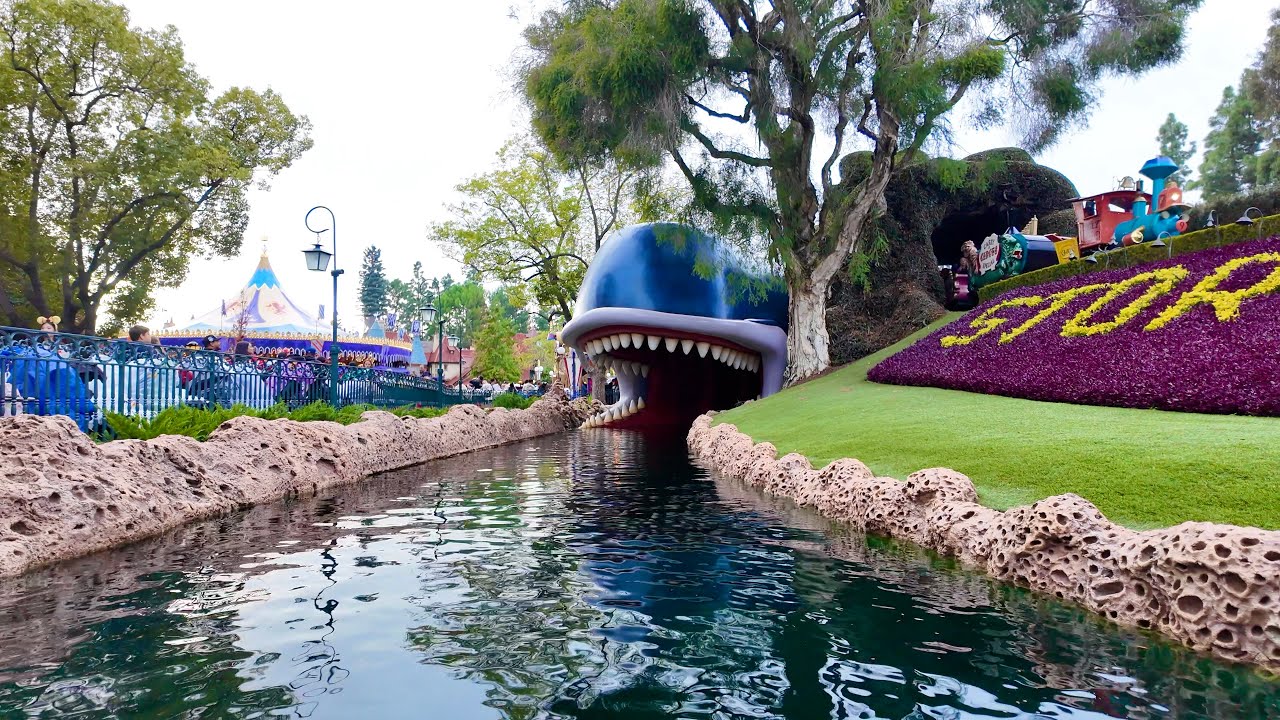 [4K]Storybook Land Canal Boats with Tangled Tower - Disneyland Full Ride 60FPS