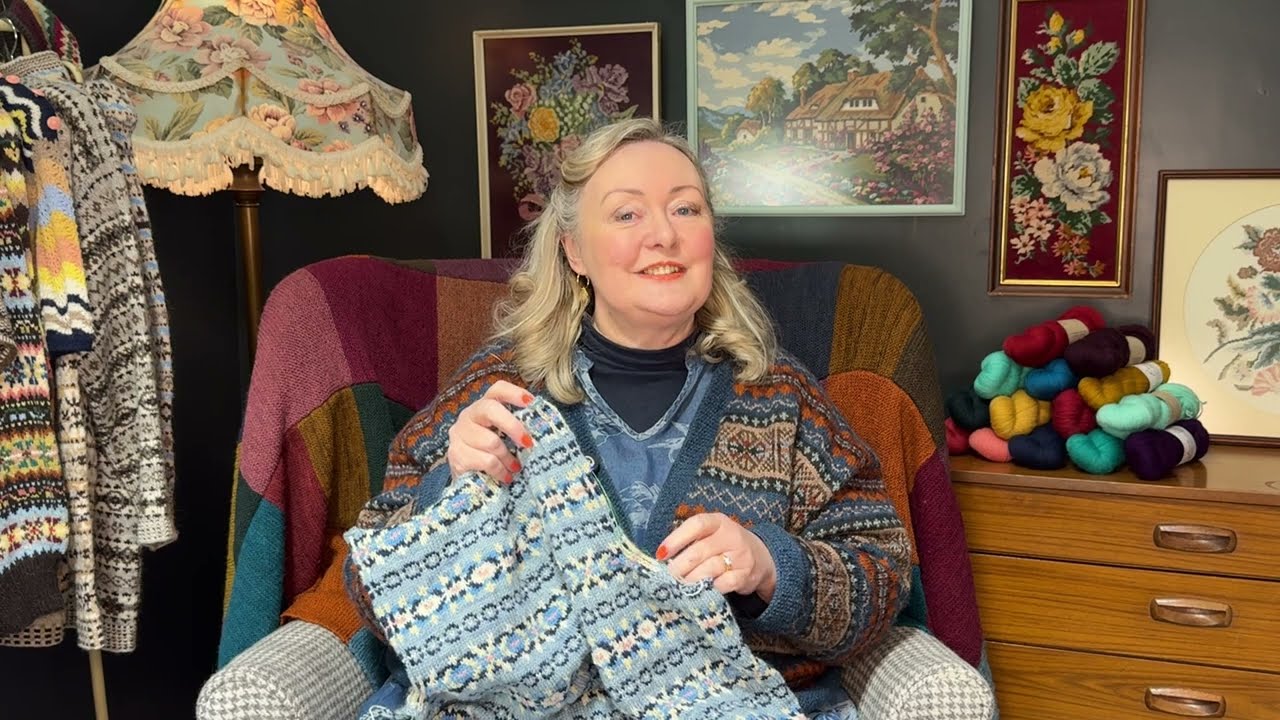 Susan Crawford Colourwork KAL: Cutting Open An Armhole Steek