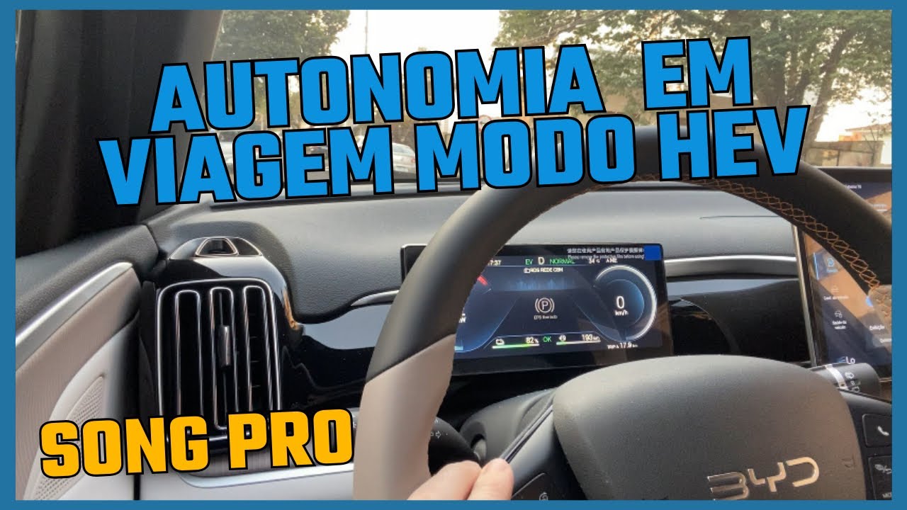 BYD Song Pro autonomia em viagem no modo Híbrido ECO