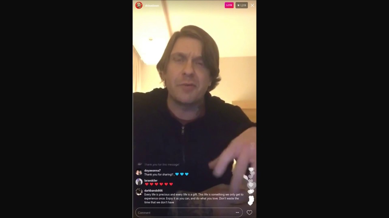 The Instagram Live with Brent Smith on 5/18/17