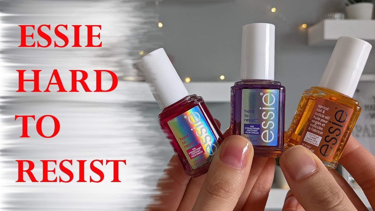 NEW ESSIE HARD TO RESIST NAIL STRENGTHENER | Application + Wear Test