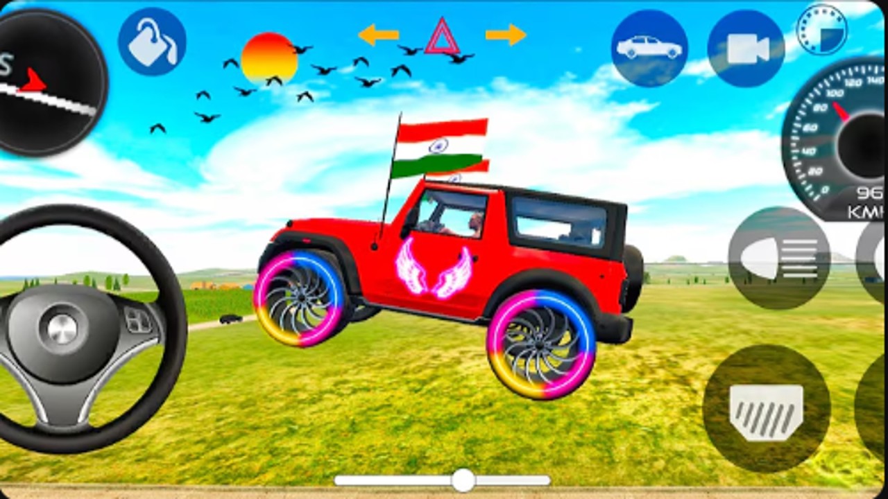 Dollar (song) New Car Simulator 3d Mahindra Red Thar😈 Driving - Indian Car Simulator 2026