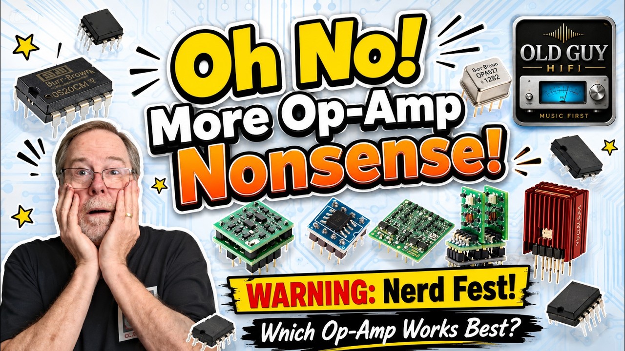 Oh no! More Op-Amp Nonsense! WARNING: Nerd Fest! Which Op-Amp Works Best In Which Device! Oh JOY!
