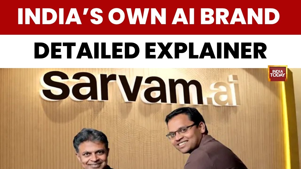 India's First Sovereign AI Brand Sarvam Launched; Co-founder Dr. Pratyush Kumar Explains Vision