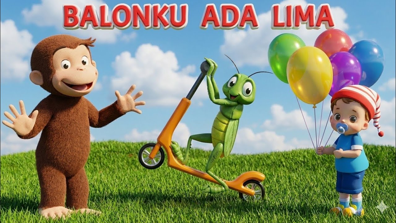 Balonku Ada Lima || Lagu Anak Anak Indonesia