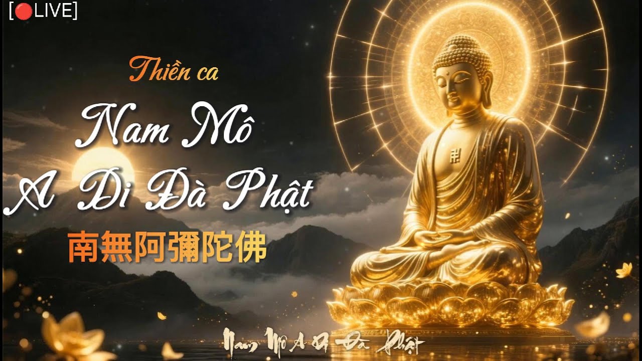[ 🔴 LIVE ]  Trì Niệm A DI ĐÀ PHẬT – 南无阿弥陀佛 | Nhạc Thiền Tịnh Độ An Định Thân Tâm, Tịnh Hóa Tâm Trí