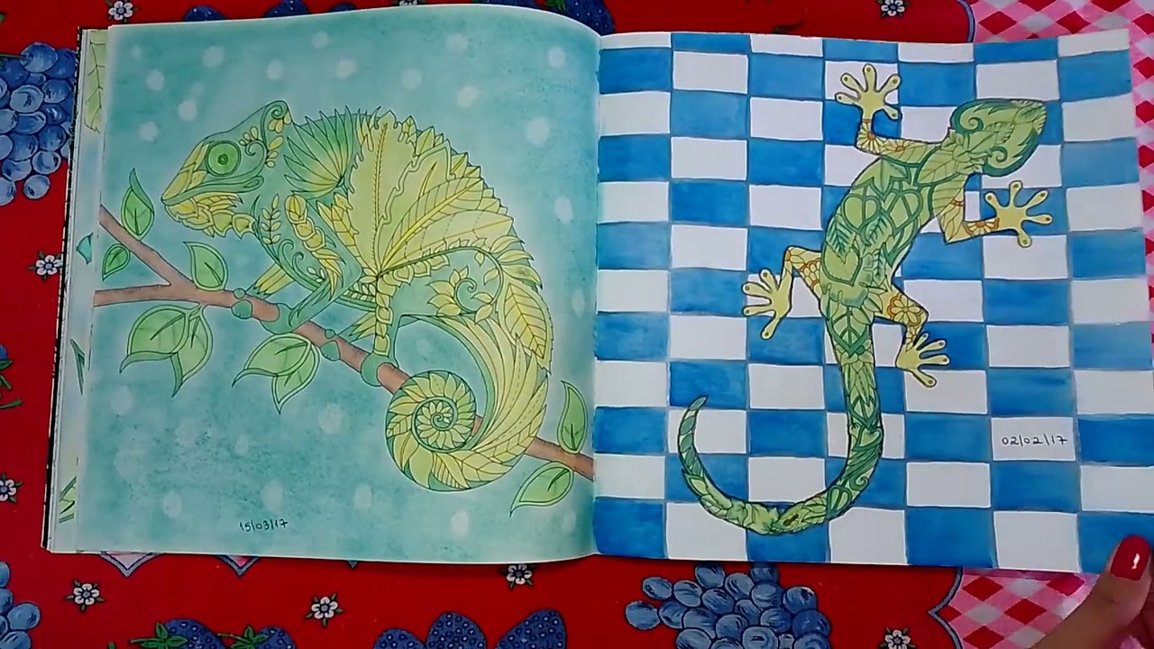 Livro de Colorir Selva Mágica - Johanna Basford 🧡 (concluído)