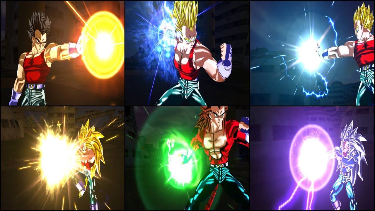 Vegeta GT All Forms | DBZ TTT MODS.