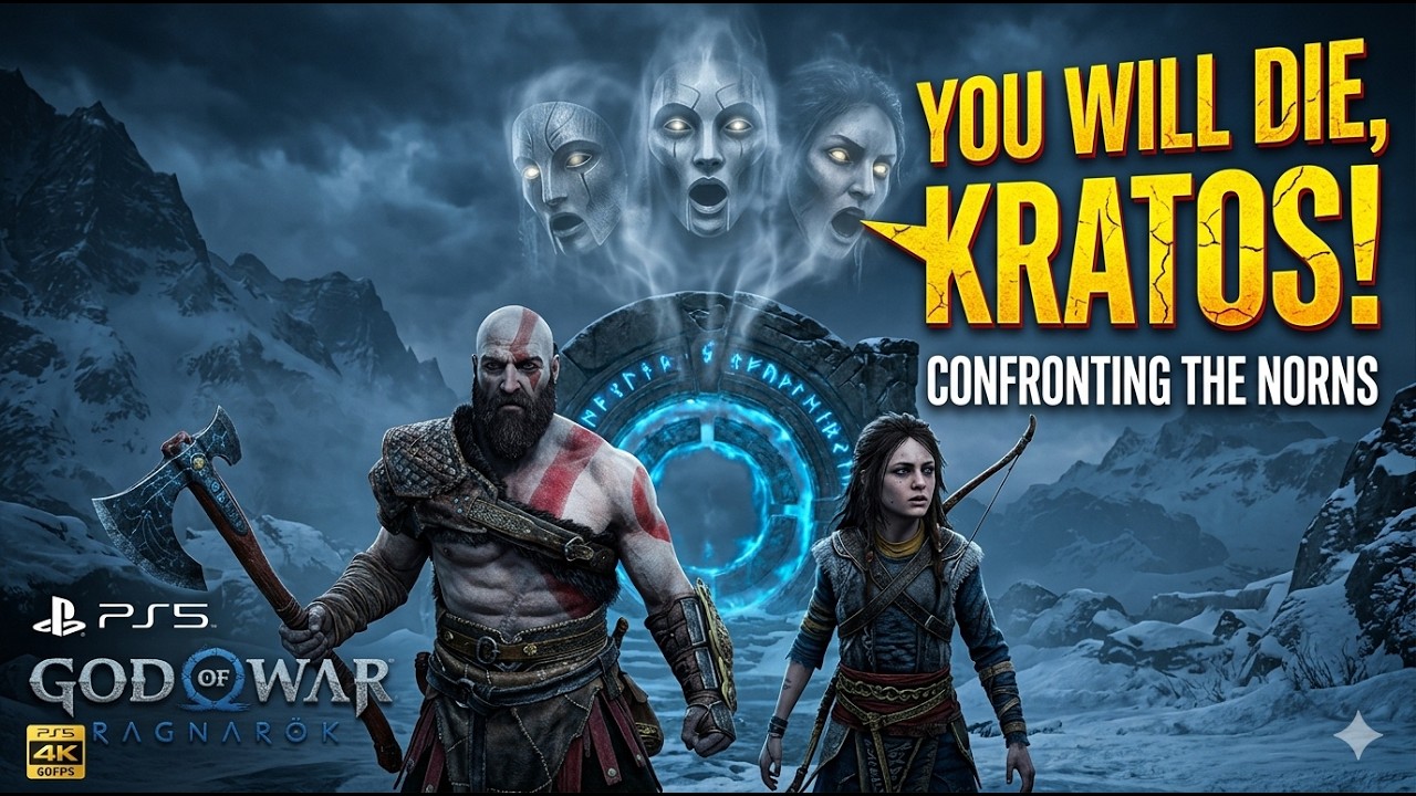 Atreus & Odin Searching for the Mask | God of War Ragnarök PS5 4K Live