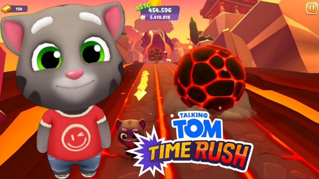 Talking Tom Time Rush New Update 2025 - Tom - Full Screen - Android Gameplay