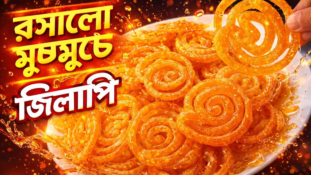 রসালো মুচমুচে জিলাপি সারাদিন মুচমুচে থাকবে একদম দোকানের মতো বানানোর গোপন রেসিপি/ Jilapi Recipe