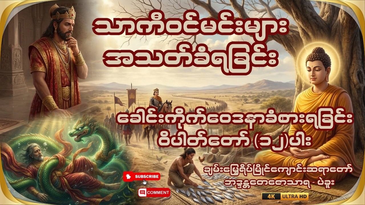 ခေါင်းကိုက်ခြင်းဝေဒနာခံစားရခြင်း၊သာကီဝင်မင်းများအသတ်ခံရခြင်း - ချမ်းမြေ့ရိပ်မြိုင်ကျောင်းဆရာတော်