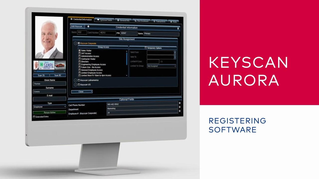 dormakaba Keyscan Aurora Software Setup – Registering Software
