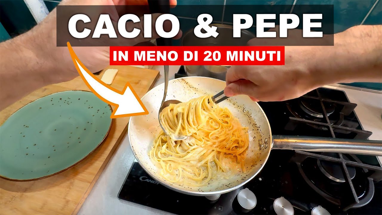 Come preparare la vera CACIO & PEPE in meno di 20 minuti | Tutorial POV