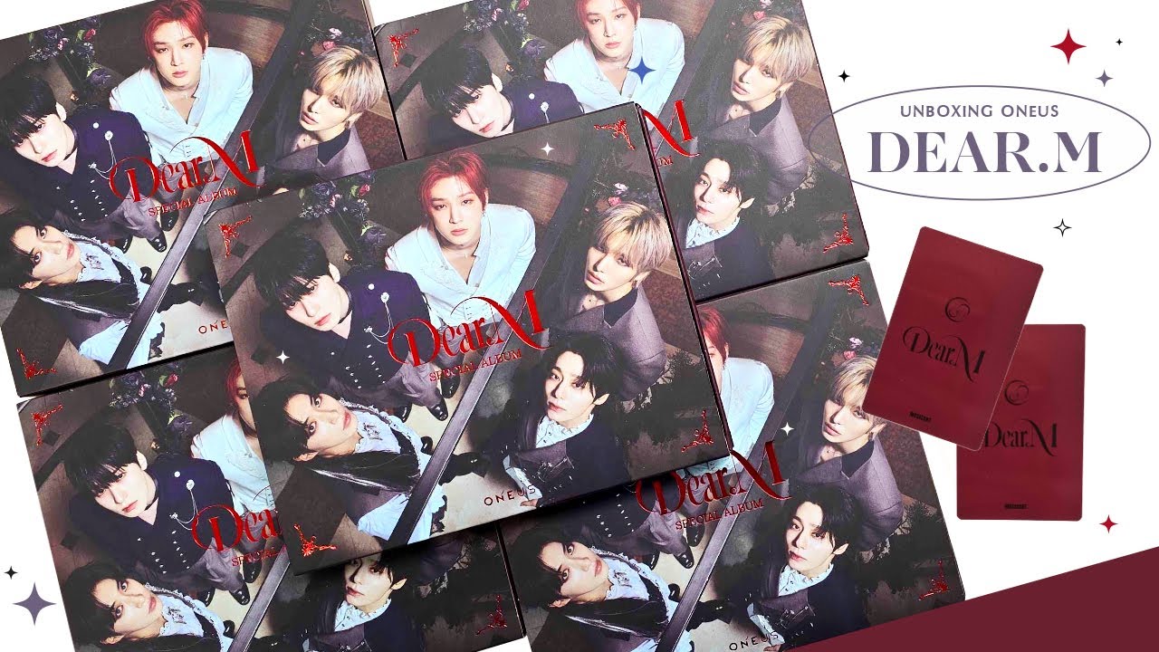 unboxing ONEUS Dear.M ✧ special poca album 🥀🥀