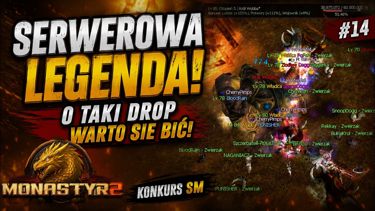 MONASTYR2 - PIERWSZA SERWEROWA LEGENDA! *masa dropu*