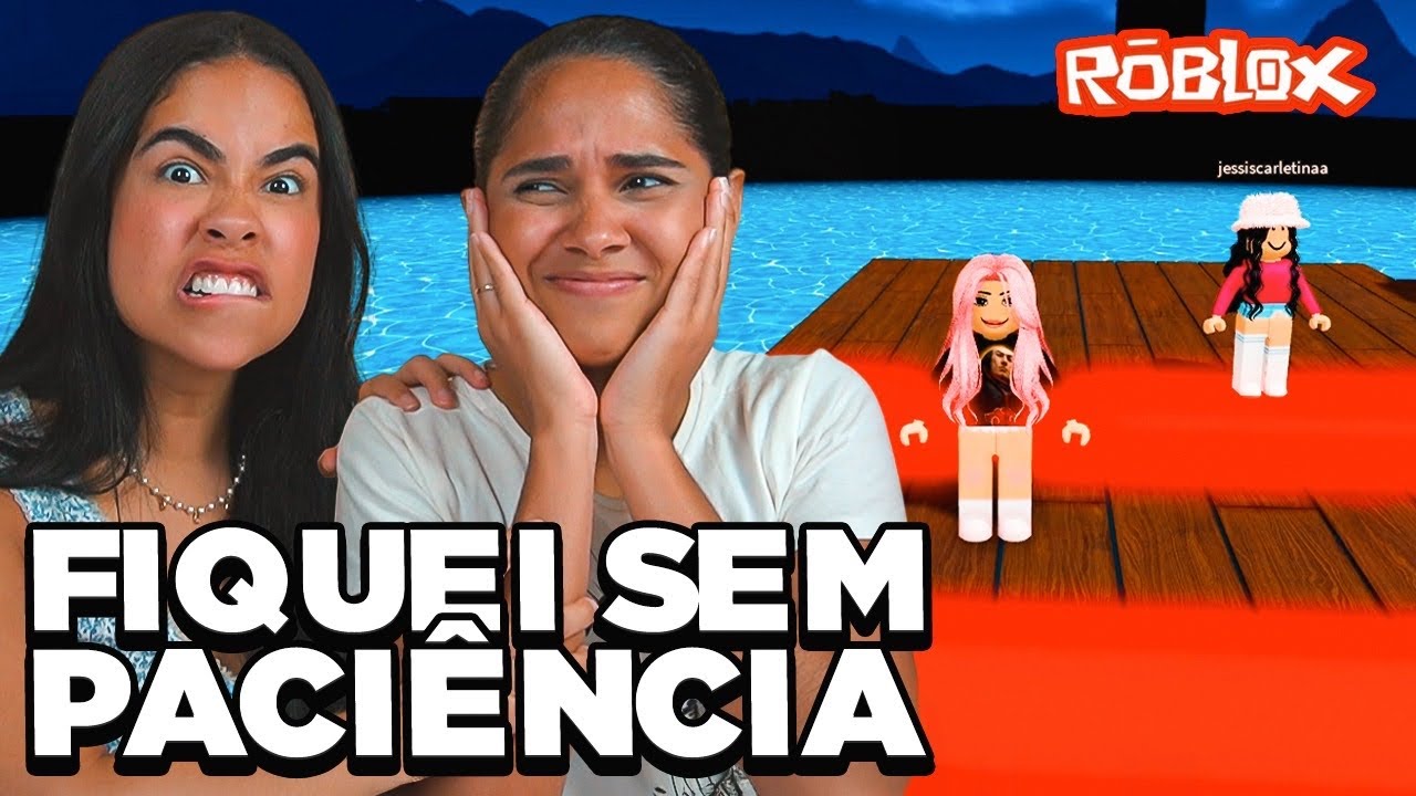 A PRIMEIRA VEZ DA MINHA IRMÃ JOGANDO PARKOUR NO ROBLOX
