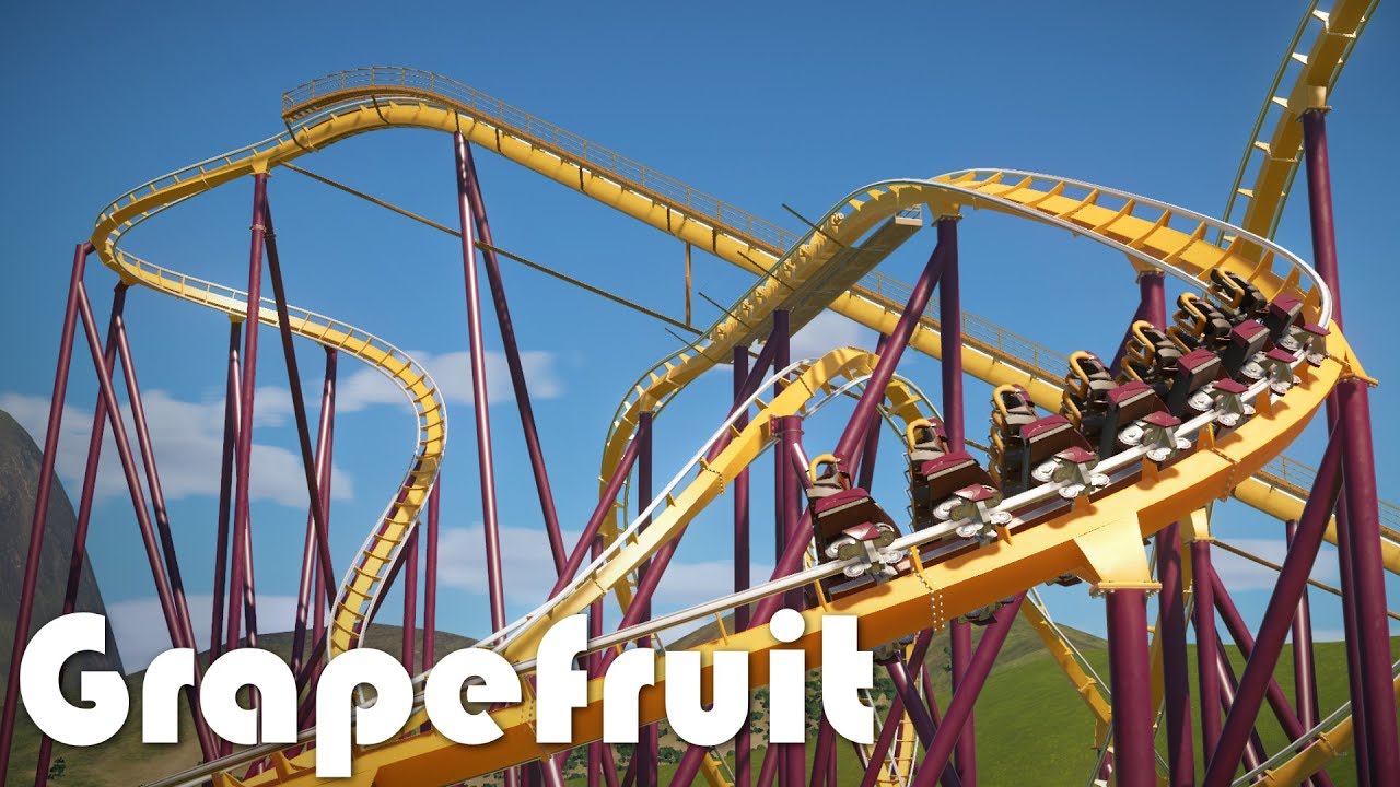 Planet Coaster - Grapefruit (Part 1) - Realistic Layout, Supports & Station