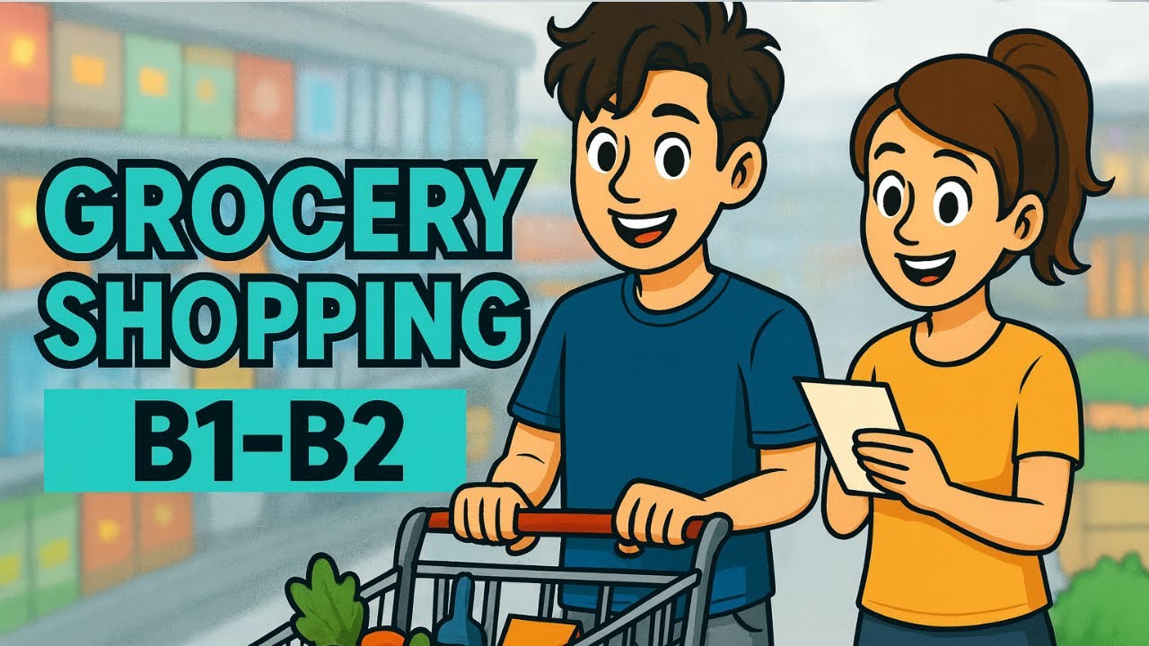 Grocery Shopping in English | Learn Useful Phrases and Conversations for B1&ndash;B2 Learners