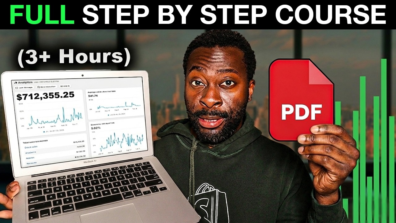 How To Start Selling PDFs Using AI in 2026 (3+ Hours Free Course) Digital Products, PDF Farming.