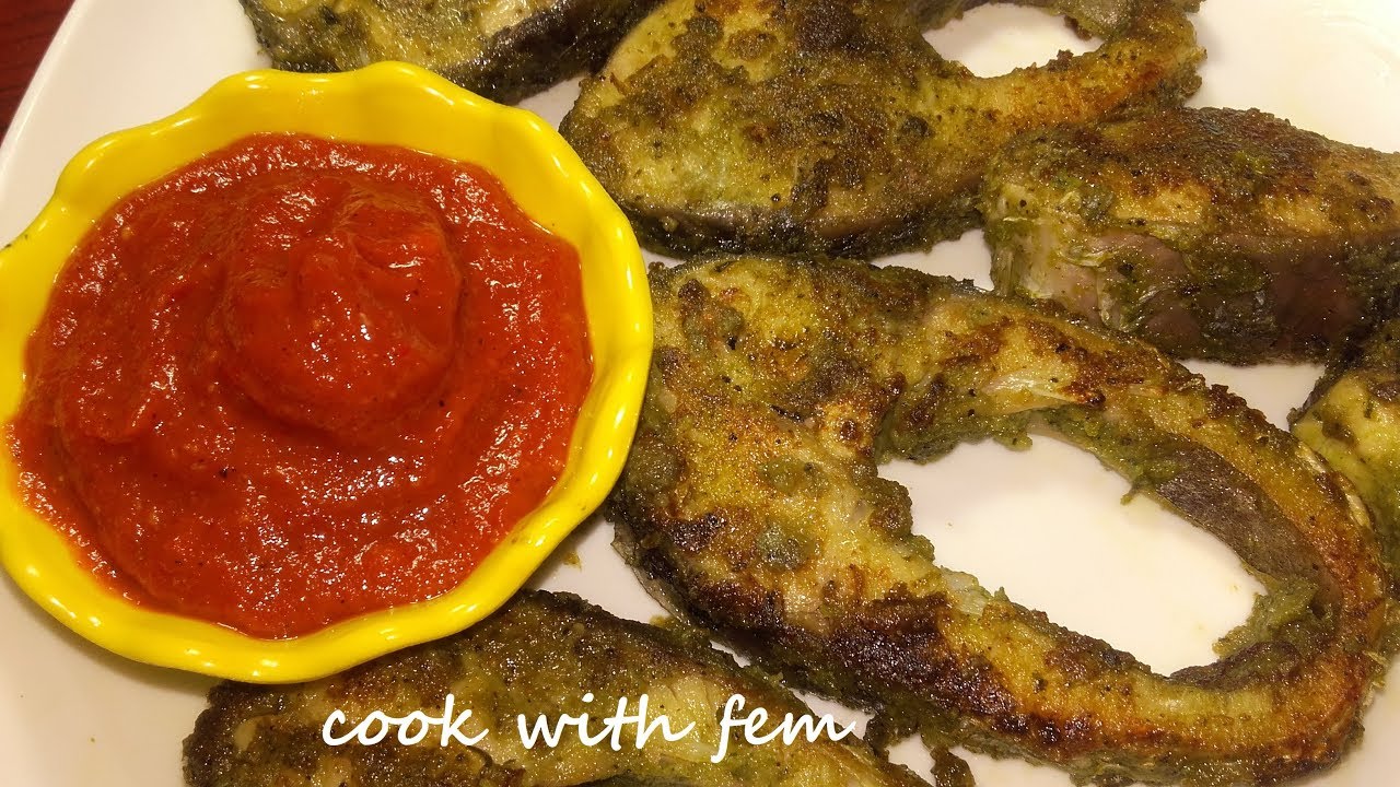 Hariyali Fish Fry | Green Masala Fish Fry With Spicy Sweet & Sour Dip | Hariyali Machli Fry Recipe
