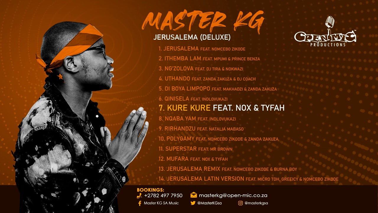 7. Master KG - Kure Kure Feat [Nox & Tyfah] (Official Audio)