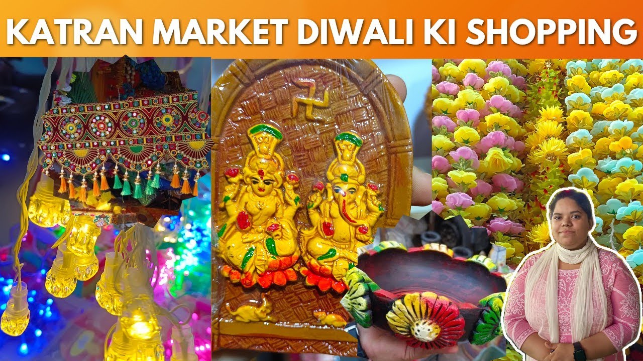 DIWALI SHOPPING KATRAN MARKET/ KATRAN MARKET NEW COLLECTION / MANGOLPURI DELHI / KATRAN MARKET DELHI