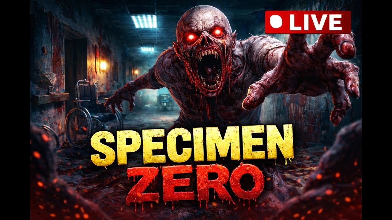 SPECIMEN ZERO LIVE 🔴 | Scary Escape Gameplay | Can I Escape The Monster? 😱
