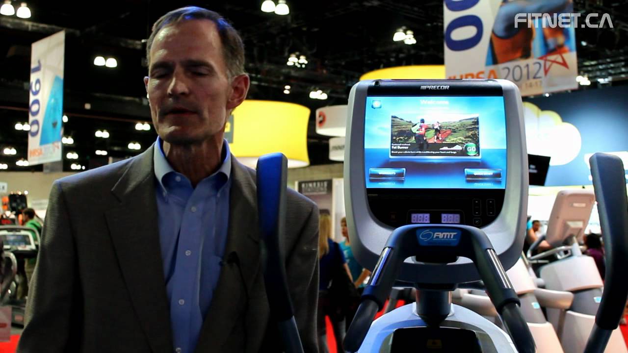 Precor's New AMT with Open Stride introduced at IHRSA 2012