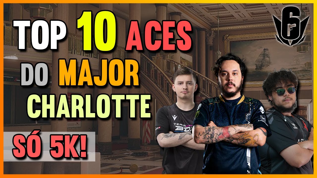 TODOS OS ACES QUE ACONTECERAM NO SIX MAJOR CHARLOTTE (COMPILADO DE 5K) - R6 CLIPS