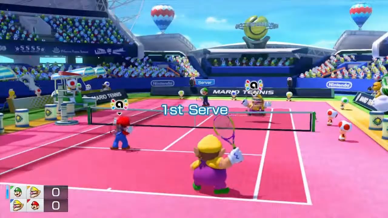 Mario Tennis: Ultra Smash - Online Double Matches (with amiibo)