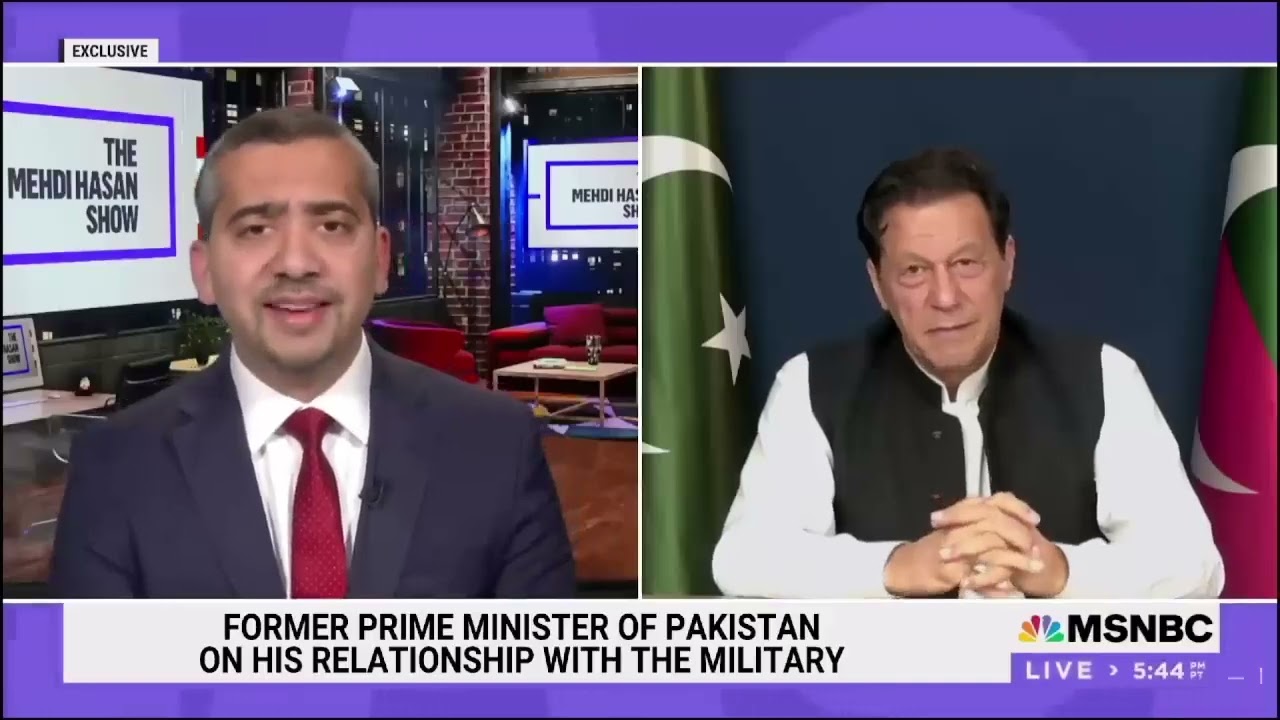 Former PM Imran Khan's Exclusive Interview on MSNBC with Mehdi Hasan